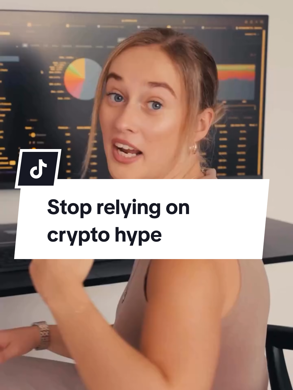 Stop relying on crypto hype #cryptocrushshow #crypto #trading #fyp 