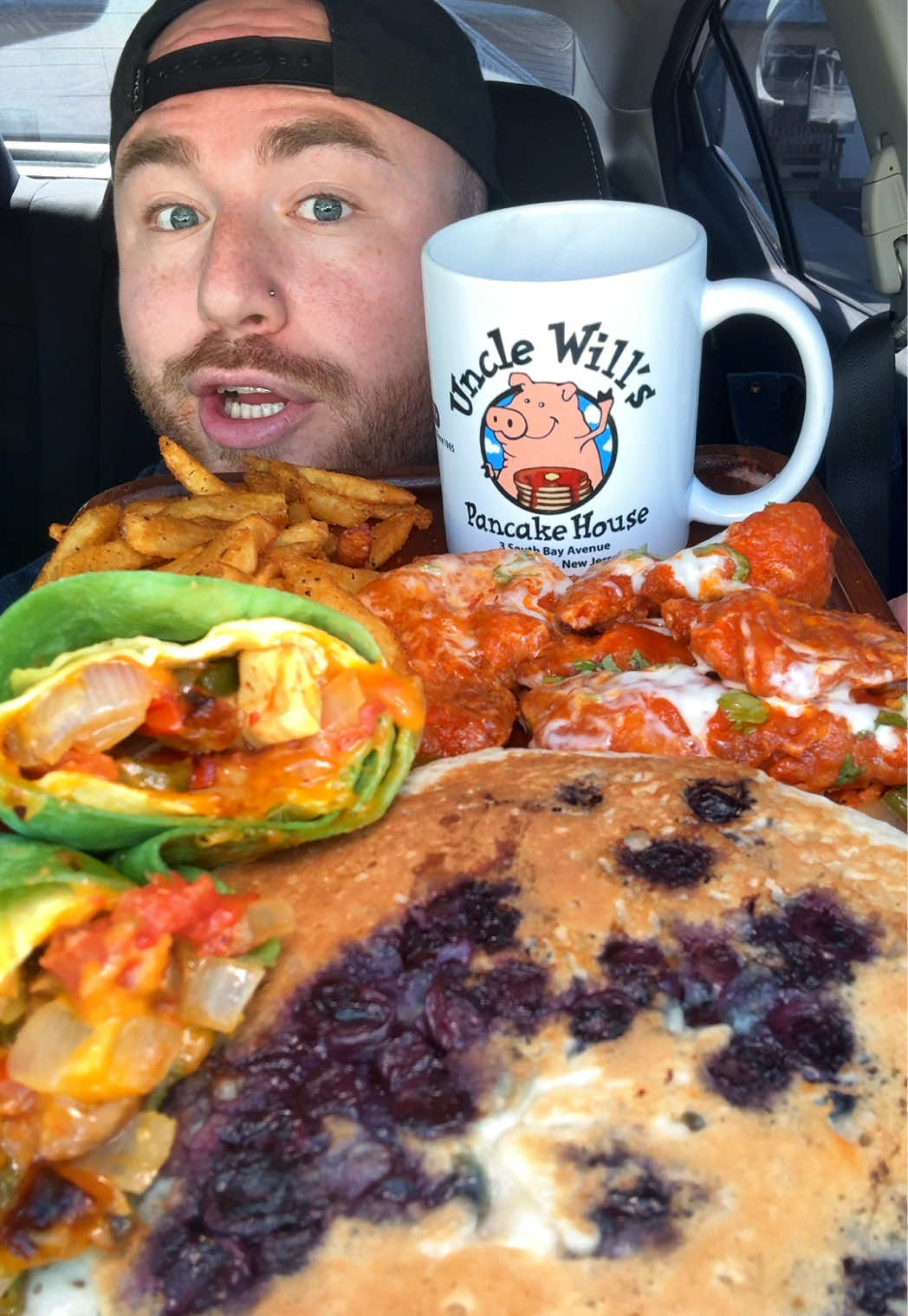 Got them STACKS 🥞 #breakfast #mukbangeatingshow #Foodie #fypシ #viral 