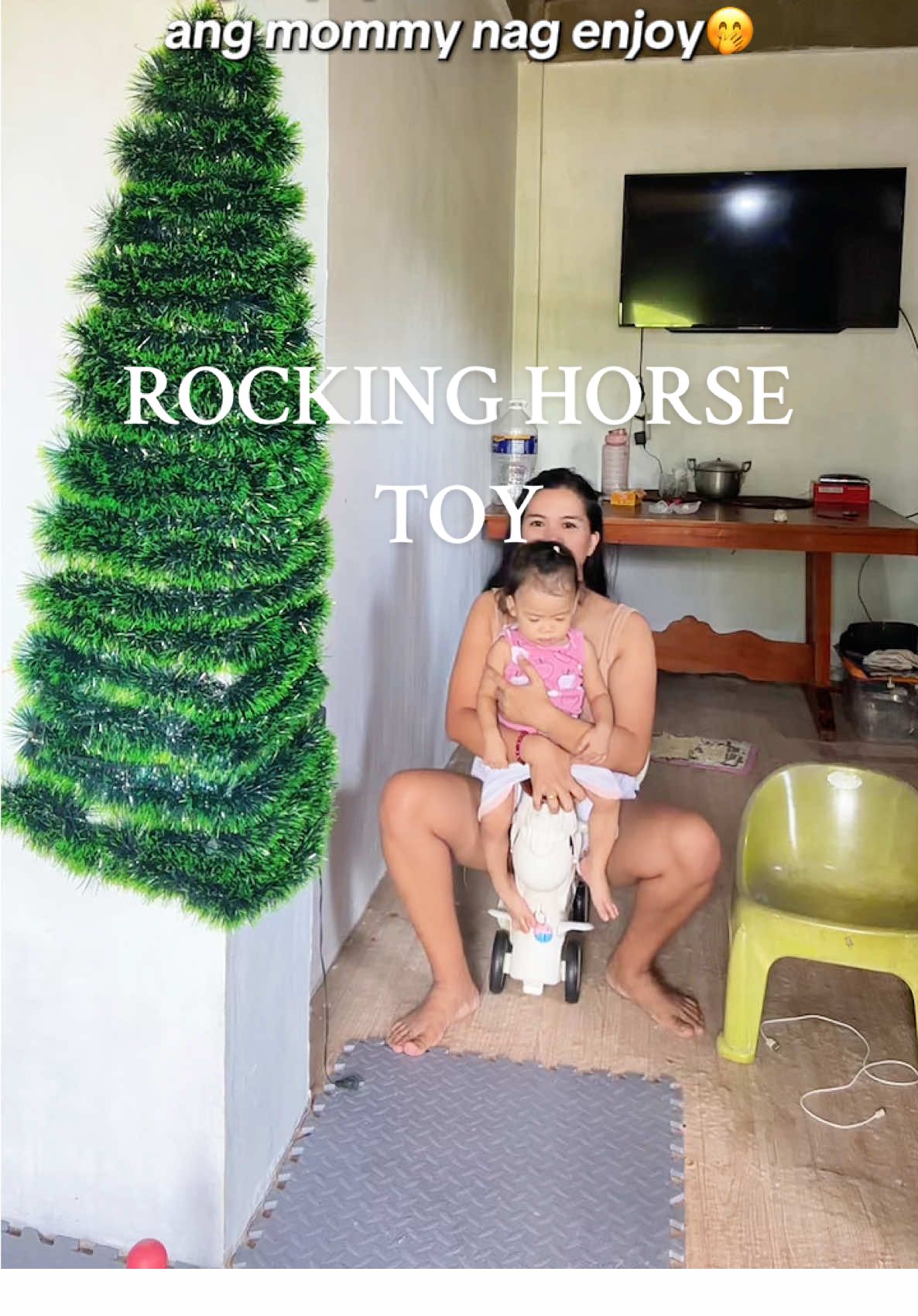 Nakakaenjoy naman itong rocking horse toy ng toddler ko #rockinghorse #ridinghorse #toysfortoddlers #toysforkids  #creatorsearchinsights 