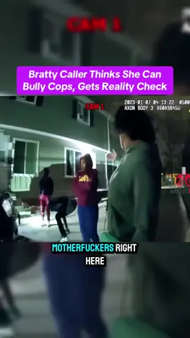 Bratty Caller Thinks She Can Bully Cops, Gets Reality Check #cops #copsoftiktok 