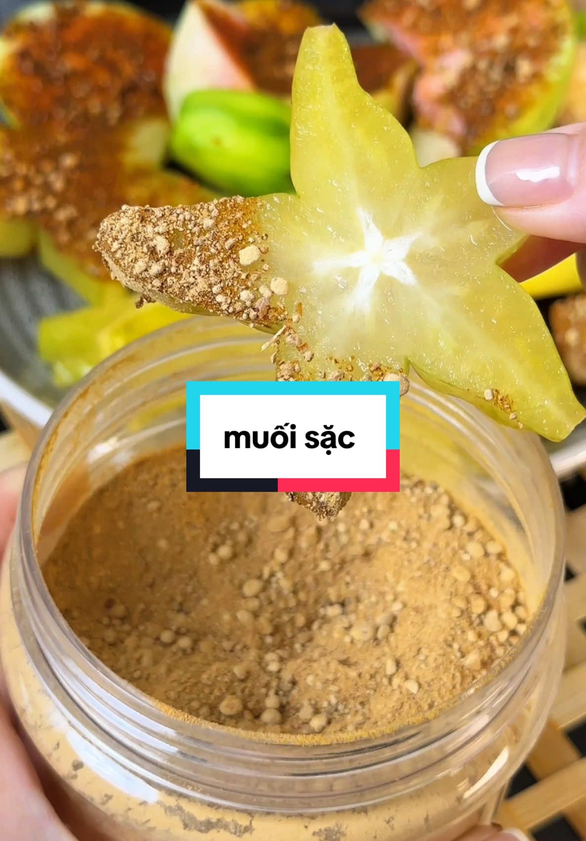 muối sặc siêu cay chấm trái cây, chấm bánh tráng ngon lúm #food #ancungtiktok #duyenoioi #reviewfood #muoisacnhuyen 