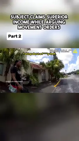 Part 2 | The argument shifts from compliance to perceived social/financial standing, peaking with the subject mentioning an ongoing lawsuit and demanding respect based on income. #truecrime #truecrimetok #crimetok #crimetiktok #truecrimecommunity 