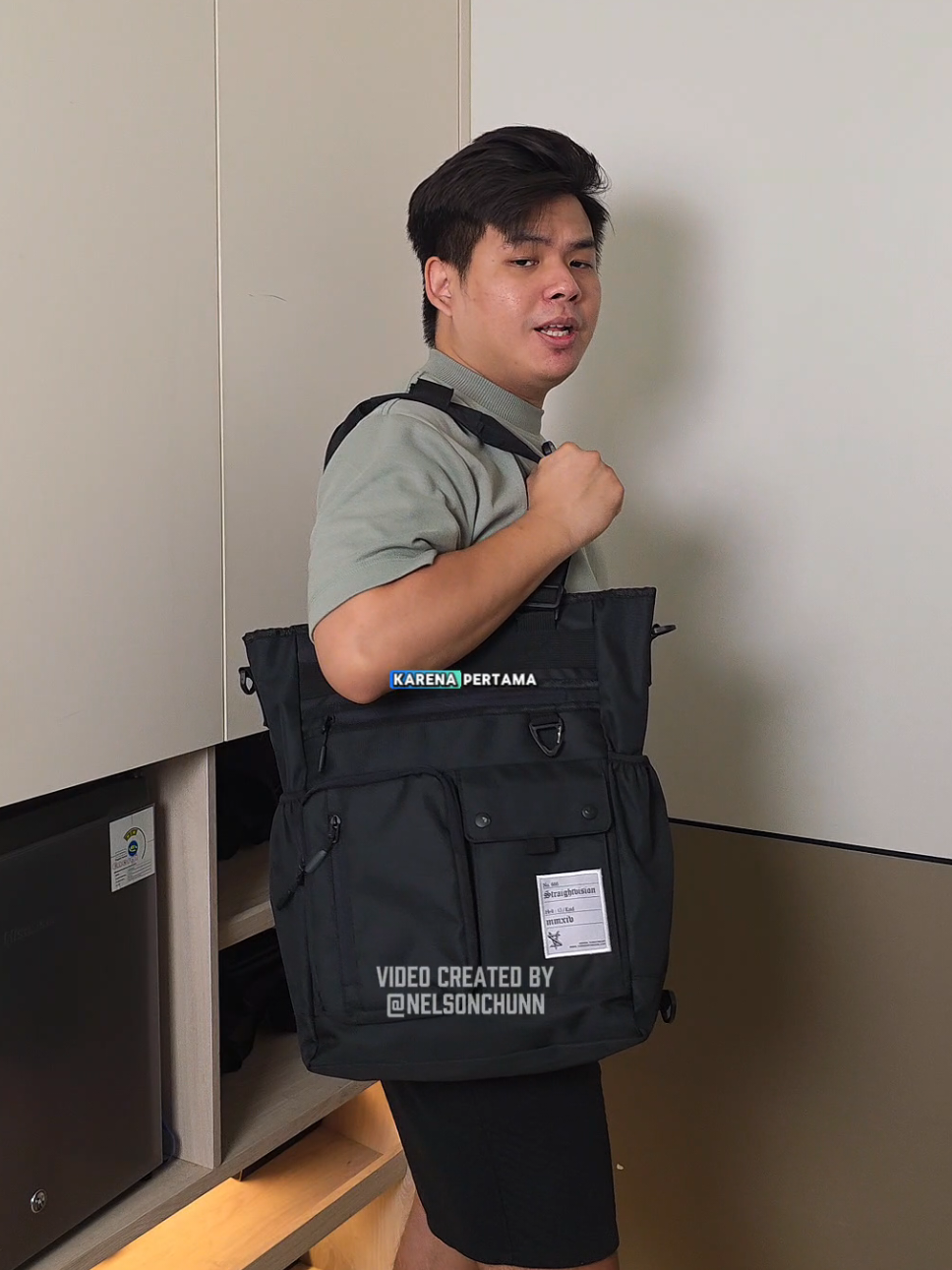 Tas totepack multifungsi #tastotebag #tastravel #taskerja #tasmultifungsi #tasperjalanan 