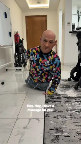 Legless grandpa has a message for you 