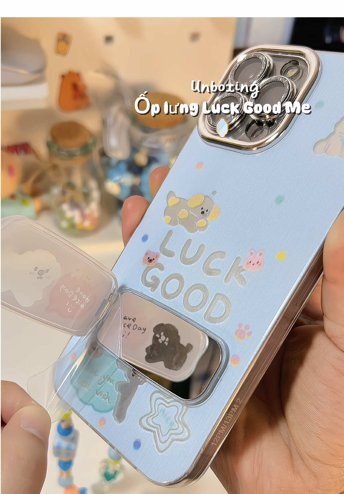 Ốp lưng xinh thế nhỉ #oplung #oplungguong #fypシ゚ #unboxing #manhbungto 