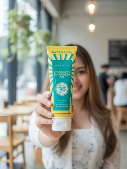 Sunscreen Azarine - Cerah Seketika dengan Perlindungan Optimal #SkincareRoutine #SkincareIndonesia #SunscreenWajib #SunProtection #SPF50 #KulitSehat #SkincareViral #SkincareMurah