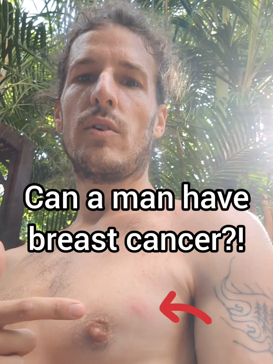Is it possible for men to have breast cancer? I've had a lump in my pectoral for a long time and squeezed it a few days ago wondering if it was an ingrown hair and now it's enflammed and is kinda painful! I'm a little worried it could be something more serious so I'm asking you my friends! #breastcancer #HealthForMen #BreastCancerAwareness 
