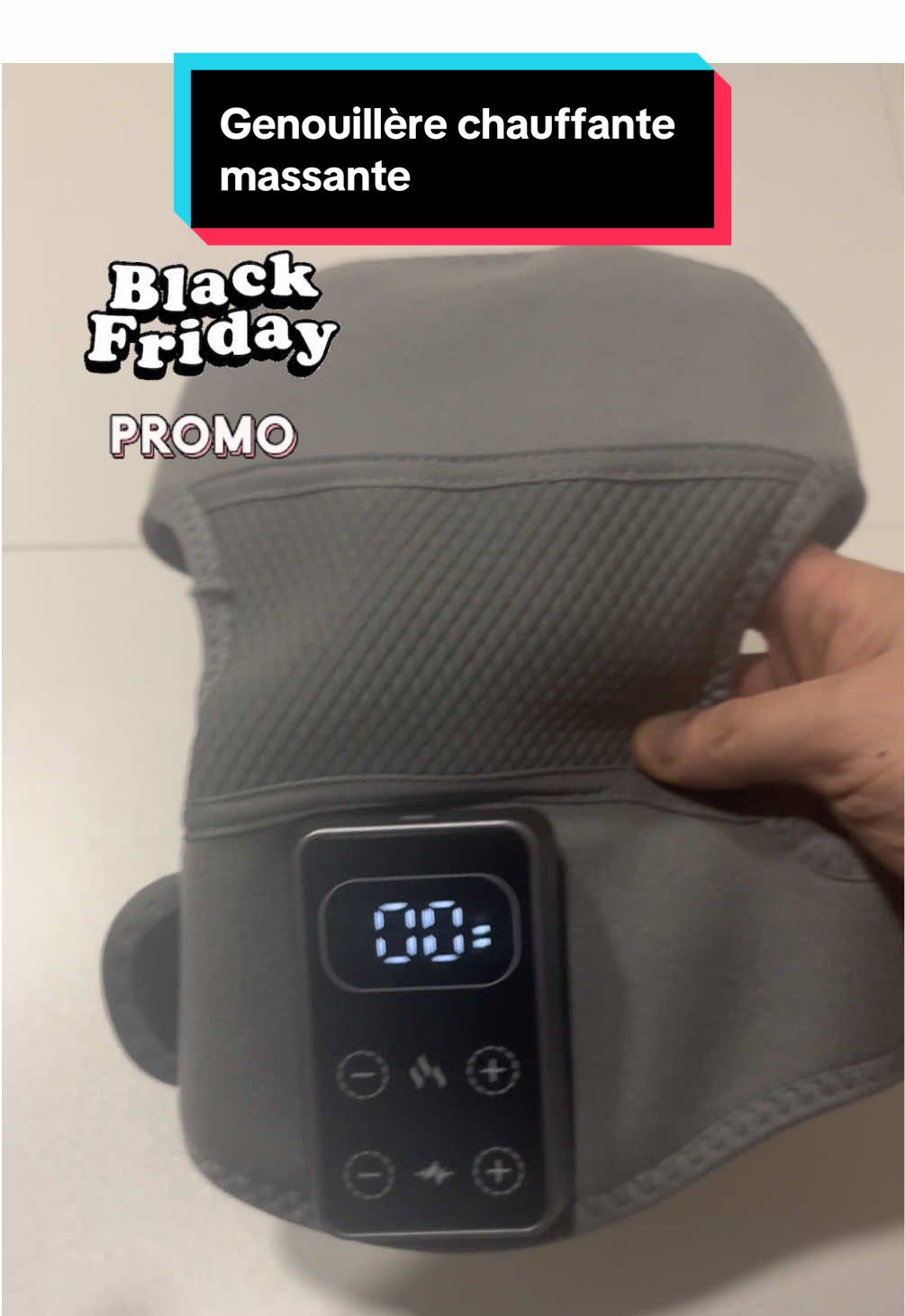 Genouillère chauffante et massante pour vos douleurs de genoux en promotion #tiktokshopblackfriday #OuvreTesOffres #blackfriday #UnboxYourDeals #pourtoi 