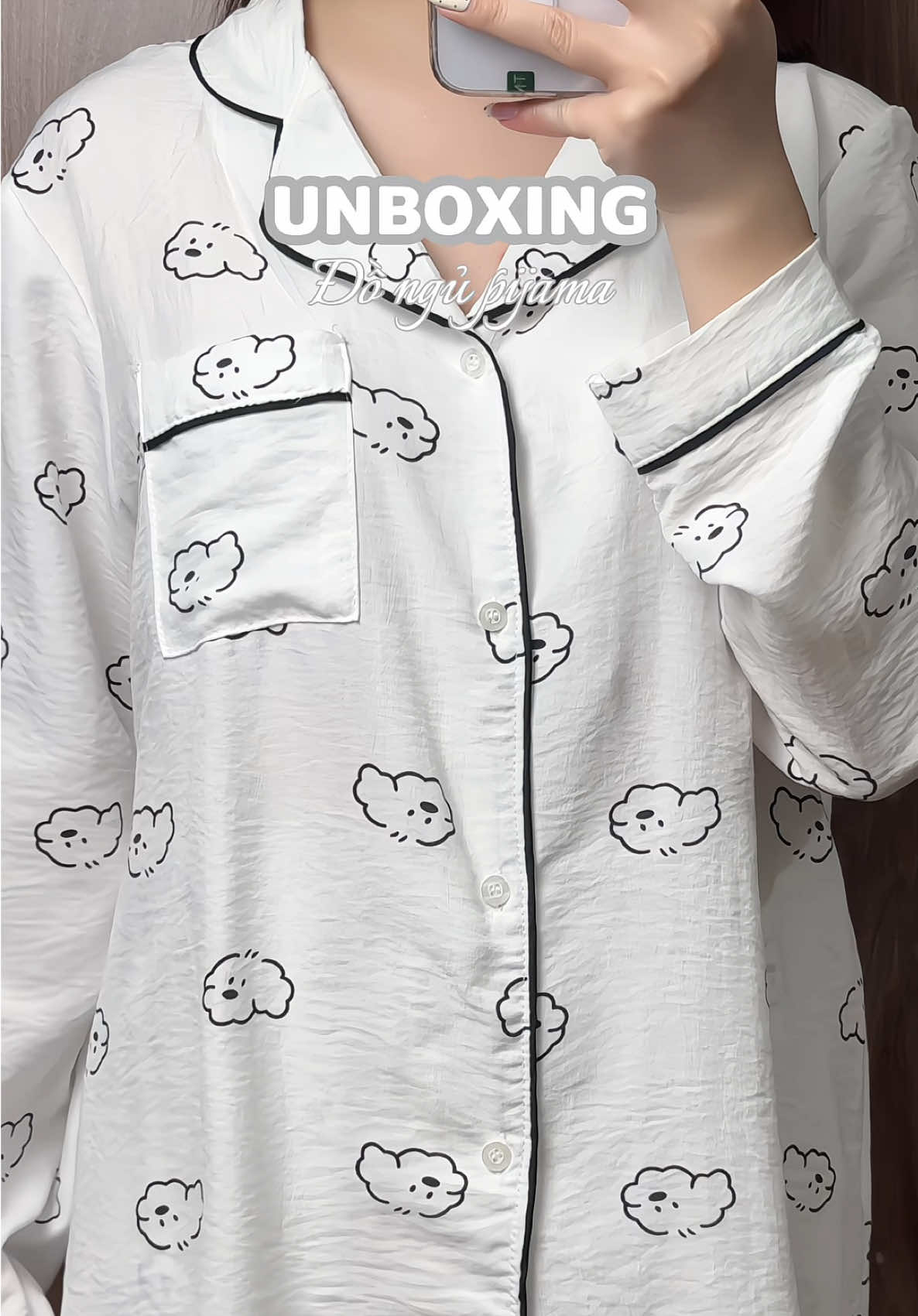 Ở nhà cũng phải mặc đồ xinh 😙 #dongunu #pijama #thoitrangnu #xuhuong #viral 