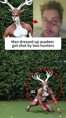 Man dressed up asadeergot shot by two hunters#fpy#news#tiktok#foryou#breankingnews 