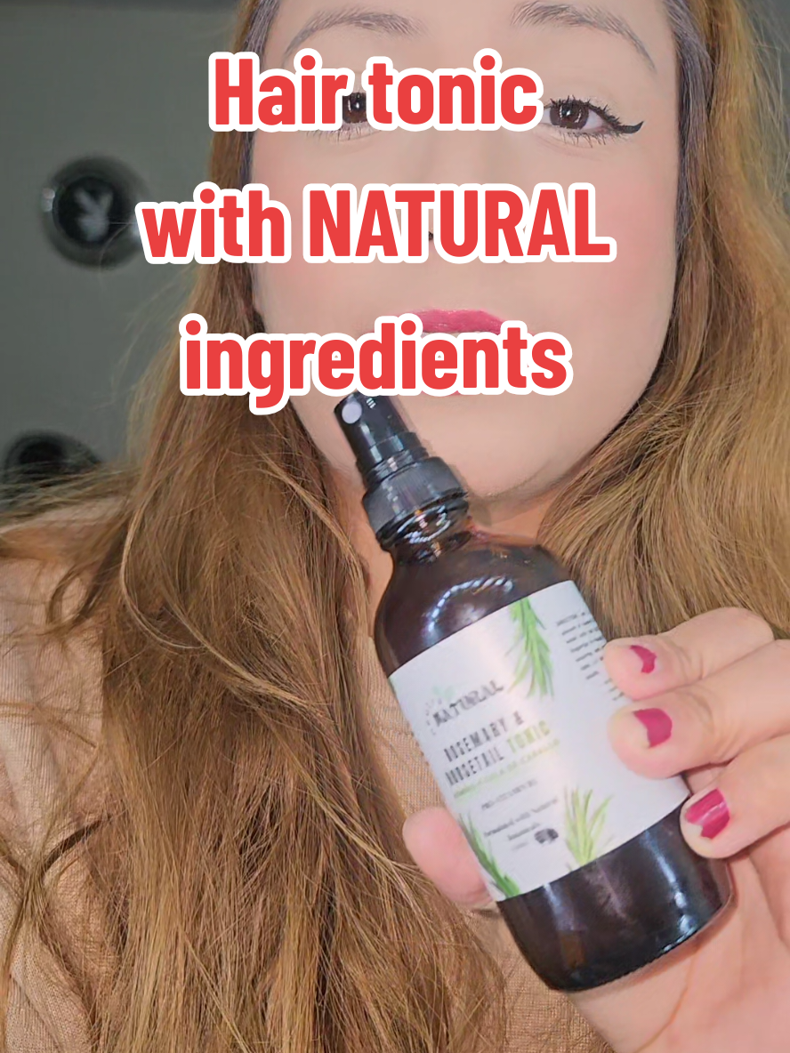 Hair tonic full of NATURAL INGREDIENTS INCLUDING ROSEMARY! #hairtonic #hairtok   #rosemary  #tiktokshopholidayhaul #christmasgiftideas 