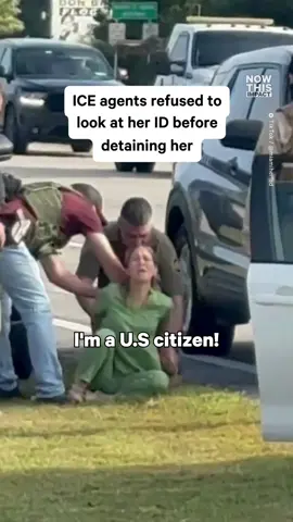 The U.S. citizen was detained by ICE on her way to work during a traffic stop. She was released once agents checked her ID. Video via The Miami Herald.