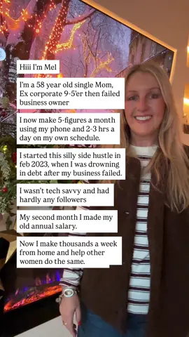 Now the fun part 👇🏻 Please introduce yourself in the comments 🫶 Here’s some other random facts about me: I got married and had my son young at 20, never thinking I’d be a single Mom by 23! It was very hard doing everything by myself, I never saw a penny from his Dad. I never went into higher education, nor got a degree, I didn’t think I’d amount to much.   At 24 I applied for a sales job, despite not having any experience, I got the job, picked up a brand new car and got to work winning a holiday to Mauritius for being top in sales. I’ve worked as an Estate Agent, I opened the first Chocolate shop & cafe in my town ( I even did a diploma as a chocolatier so I could make my own chocolate) I was then a showroom Manager designing bathrooms for 12 years. That role was demanding, target driven, pressured and very antisocial hours. I left around 50 years old to follow my passion and set up a business designing and manufacturing dog clothing and equipment. I ran that business with such passion for 4 years but despite my every effort, it failed and I had to close it. I had 60K of debt, no income and no idea what to do to save myself. Thankfully I came across another Mom on social media randomly one day saying she was making thousands from home with affiliate marketing. She had learned from a course - so I joined and learned. That was such a big decision at the time but it was the best thing I’ve ever done . It has completely changed my life, my debt gone, my life stress free. Other things are I love breakfast, it’s my favourite meal of the day , one I used to skip but now I indulge. I have 3 crazy rescue dogs that are my whole life but also very naughty and give me anxiety sometimes. I’ll have a go at anything once. I am an avid reader of fantasy and would have my nose in a book all day if I could . Now it’s your turn 🥰 introduce yourself and tell me a random fact about you, don’t be shy… Oh and P.S if you want to learn how to earn in your sleep promoting other companies products that you love and that are proven to sell , comment “READY” and I’ll send you over a free video guide to get you started 💫🫶
