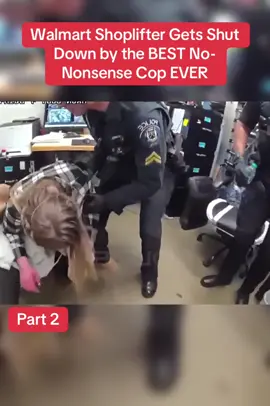 Walmart Shoplifter Gets Shut Down by the BEST No-Nonsense Cop EVER #cops #police #policeofficer #copsusa🚔🇺🇸 #fouryou 