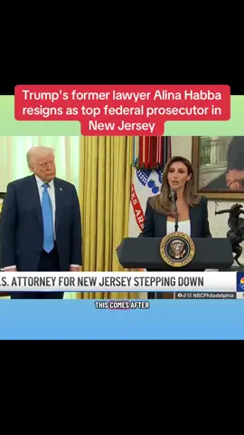 Trump's former lawyer Alina Habba resigns as top federal prosecutor in New Jersey#usa🇺🇸 #foxnews #breakingnews #news #foryou 