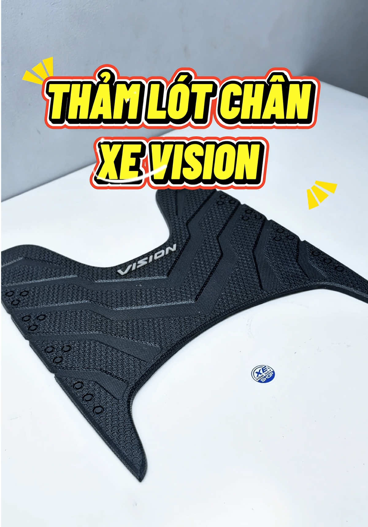 Thảm lót chân xe Vision sử dụng cho các dòng xe đời từ 2021-2025 #xehomnayshop #xehomnay #honda #vision #vision2025 