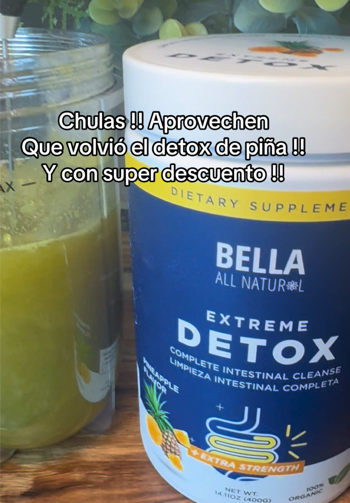 Cuando te sientes pesada y quieres volver a tu rutina, este detox en polvo es una opción práctica para acompañarte día a día ✨ Se mezcla fácilmente con agua o tu bebida favorita y es ideal para quienes buscan sentirse más ligeras sin complicarse. Amiga, aprovéchalo ahora y agrégalo a tu rutina. 👩‍🦰 Mujeres +34 #BellaAllNatural #BFCM #tiktokshopblackfriday #tiktokshopcybermonday #tiktokshopcreatorpicks Los resultados pueden variar. Las promociones pueden cambiar en cualquier momento.