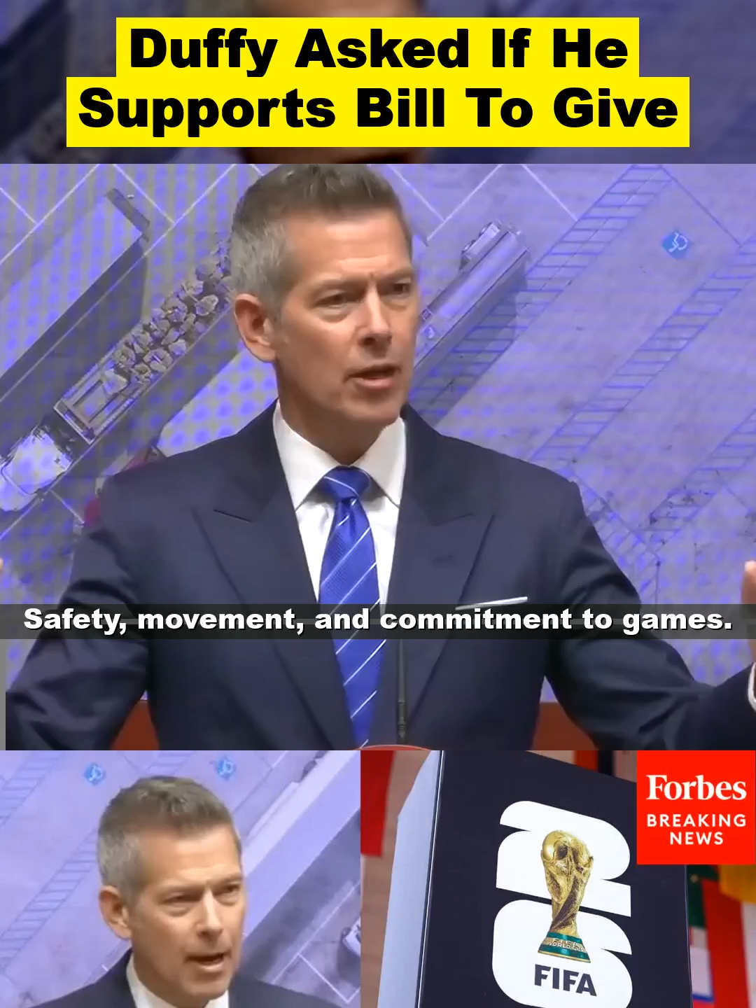 Duffy Asked If He Supports Bill To Give World Cup & Olympics Host Cities Additional Transit Funding 02  #Safety #Movement #Commitment #Games