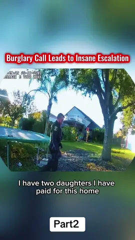 Burglary Call Leads to Insane Escalation. Part2 #cops #policeofficer #crime #bodycamcops #viral 