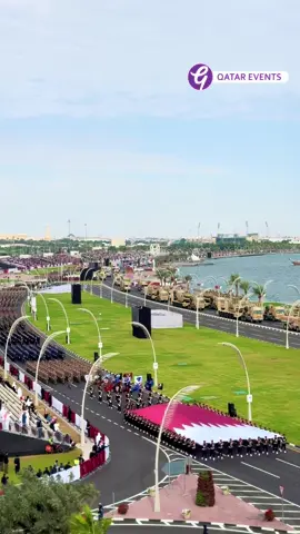 🇶🇦✨The Qatar National Day parade like you’ve never seen it before, from above!  📹:  The Ned Doha Qatar National Day 2025 | QND 2025 | #qatar #قطر 