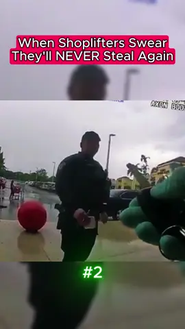When Shoplifters Swear They'll NEVER Steal Again #police #cops #bodycam #usa #fyp 