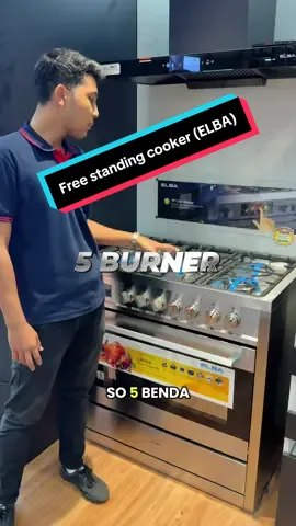 Free Standing Cooker brand Elba ni memang padu korang 2 in 1 pulak tu . Korang dapat 5 burner dan jugak oven 1 set . Dah tak payah korang nak beli asing . Jimat ruang, jimat duit dan harga pon mampu milik . Korang kalau berminat boleh dm ataupun walkin terus ke chinchun homemart puncak perdana ‼️‼️ #chinchunhomemart  #hardwareterbesarmalaysia  #chinchunhardware  #malaysia  #homeimprovement 