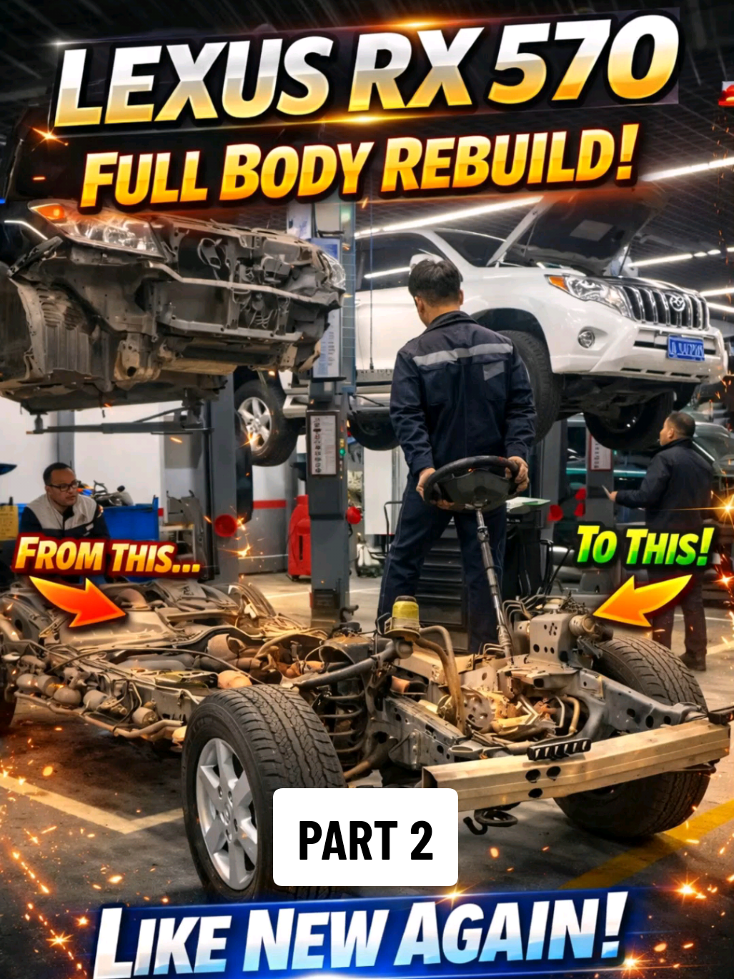 PART 2: Reviving a Dead Lexus LX 570 in One Month | Full Restoration & Detailing #vintagecarrevival #carrestoration #carrepair #lexuslx570 #tiktokcaroftheyearcontest 