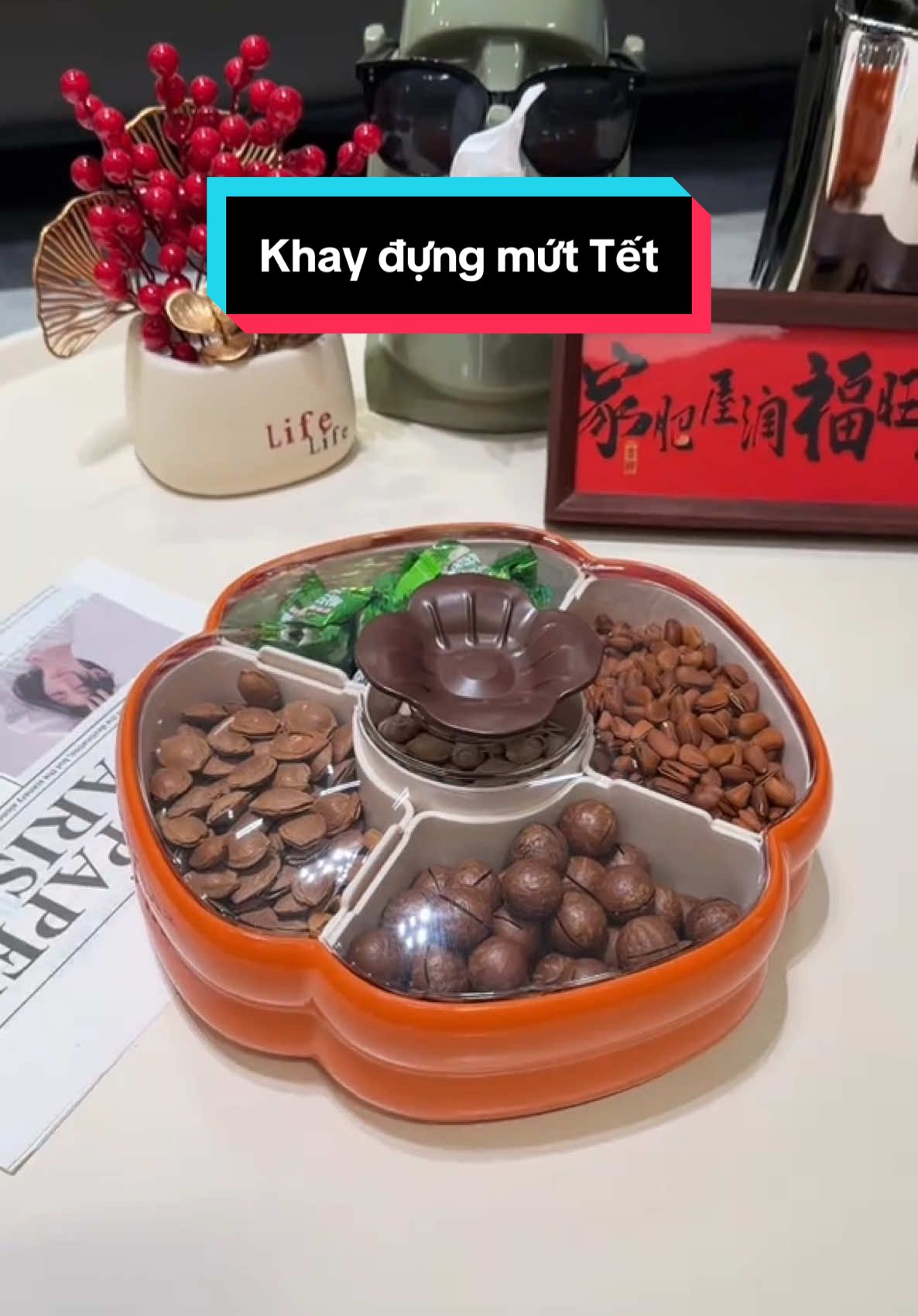 Khay đựng mứt Tết #khaydungmuttet #hopdungmutbanhkeo #dogiadung #muasamtet #tet2026 