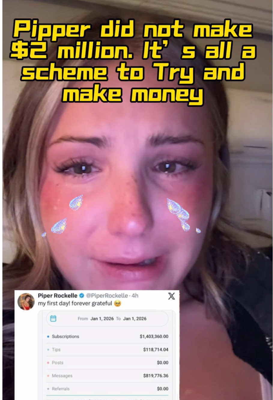 Pipper did not make $2 million. It’s all a scheme to Try and make money #foryou #men #storytime #sports