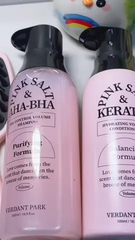 Combo gội xả Pink Salt của Verdant Park. Ẻm thơm lừng luôn í @Verdantpark Official #verdantpark#daugoi #daugoikiemdau #daugoiphongtoc #verdantparkshampoo 