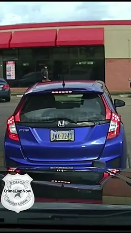 Suspect Crashes into Police Car During Chase. #cops #police #bodycams #fyp 