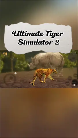  What's it like to be a tiger on your phone? Play Ultimate Tiger Simulator 2 #UltimateTigerSimulator2#What'sItLikeToBeATigerOnYourPhone