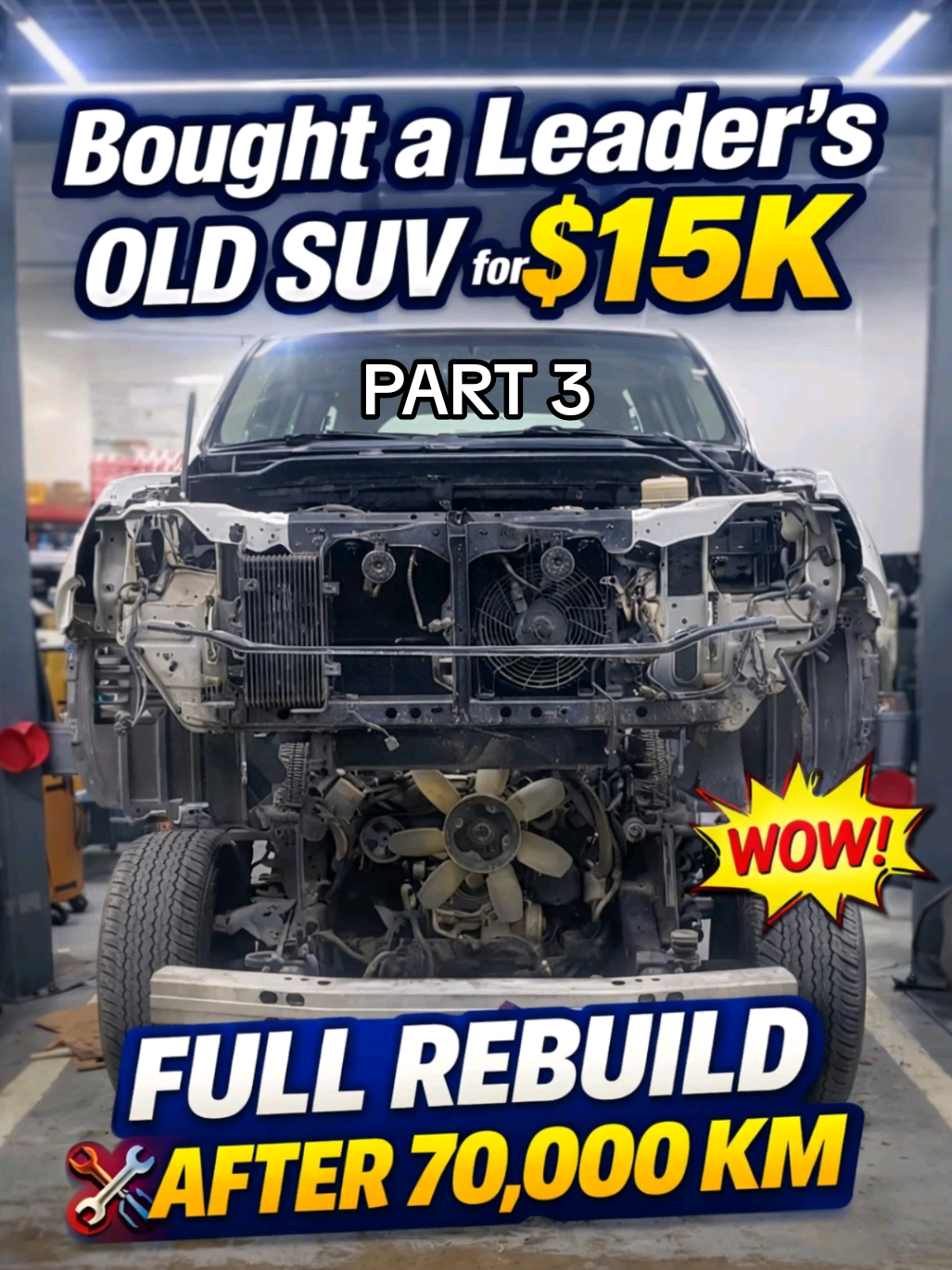 PART 3: I bought Construction Site Lexus 570 for $14,000 and then Refurbished the whole SUV! #vintagecarrevival #carrestoration #carrepair #lexuslx570 #tiktokcaroftheyearcontest 