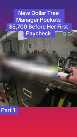 New Dollar Tree Manager Pockets $5,700 Before Her First Paycheck.  #cops#police#bodycam. 
