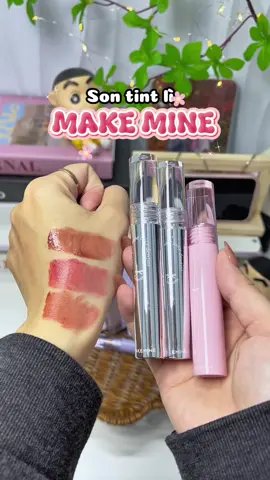 Mê cỡ này bảo sao mua lần 3,4 cây không đó , màu nào cũng xinh xĩu #Makemine #sontintli #sonmakemine #sonmoi 