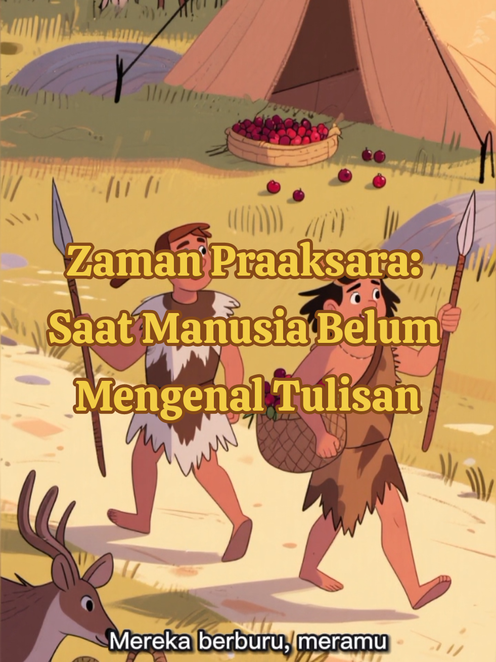 Zaman Praaksara: Saat Manusia Belum Mengenal Tulisan #praaksara #sejarahindonesia  #sejarah #History #sejarahdunia 