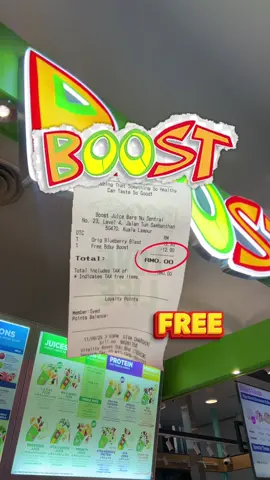@Boost Juice MY Birthday Redeem Free 1 Cup VIBE member? You can redeem 1 FREE Birthday Boost  How to claim: • Be a VIBE member • Have at least 1 point • Redeem 14 days before / on / 14 days after your birthday • Show VIBE app barcode #BoostJuice #VIBEMember #BirthdayBoost #BirthdayRedeem #BirthdayPerks   