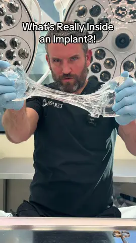 Ever wonder what is inside a gummy bear implant? #keller #doctorsoftiktok #oddlysatisfyingvideo  For educational purposes 