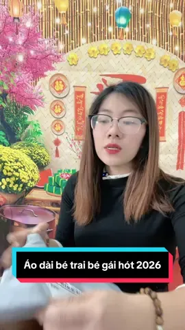 Áo dài bé trai bé gái năm con ngựa hót 2026#áodàibé2026 #Xinh #sănsale 