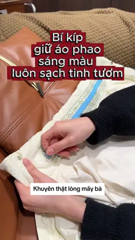 Bí kíp giữ áo phao sáng màu sạch tinh tươm #meovat
