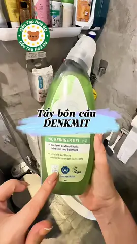 Dung dịch tẩy bồn cầu Denkmit Đức | Nền axit citric tự nhiên, thuần chay, dịu nhẹ, làm sạch cặn vôi và mảng bám ##gautaphoaeu