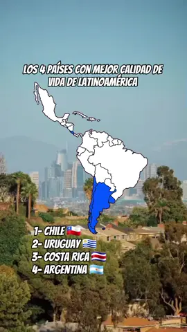 países con mejor calidad de vida de latam #paises #calidaddevida #latinoamerica #mapa #letexxdgod #dantexxd3 