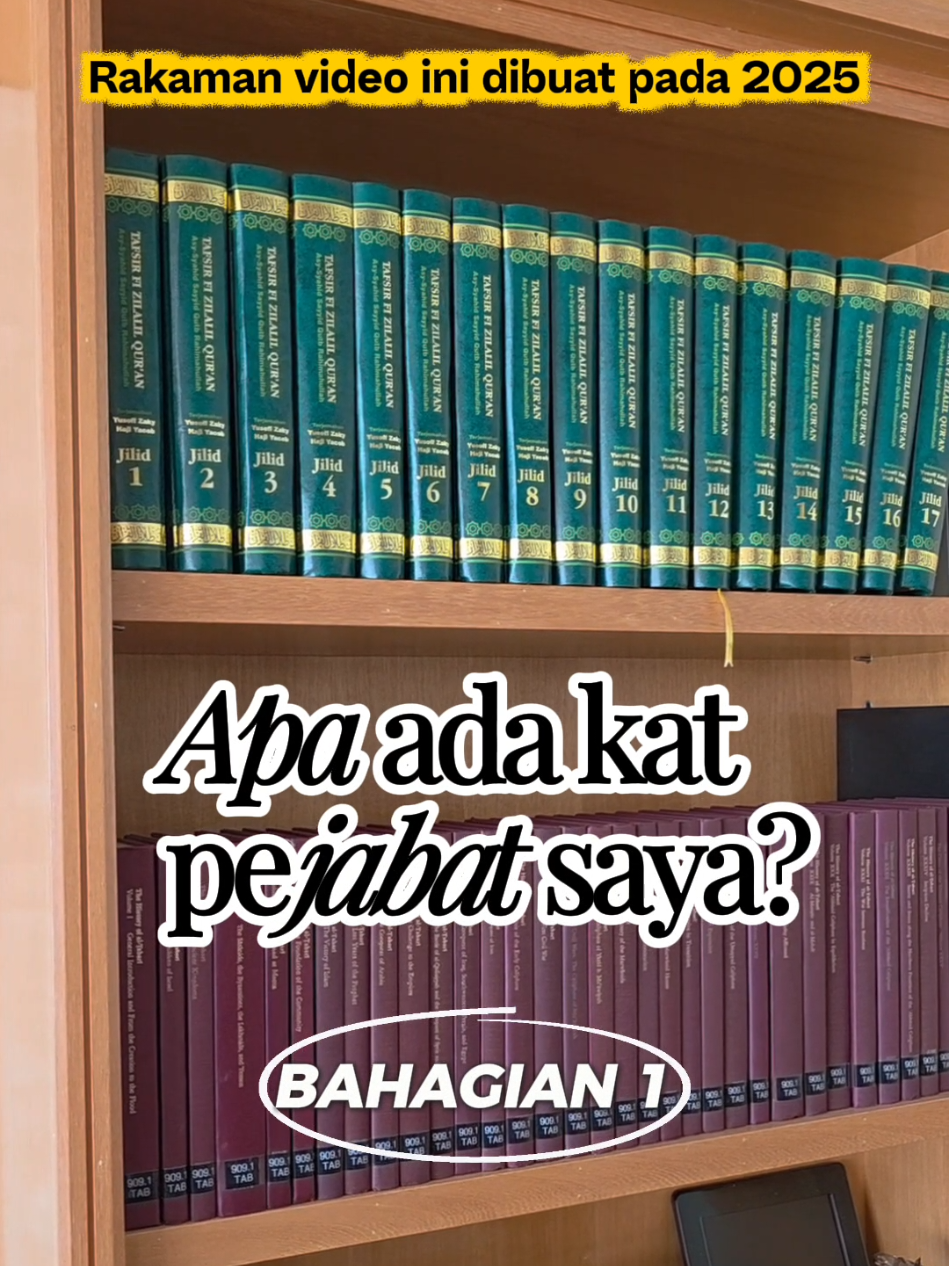 Ada apa di pejabat saya? BAHAGIAN 1 *Rakaman video ini dibuat pada 2025*