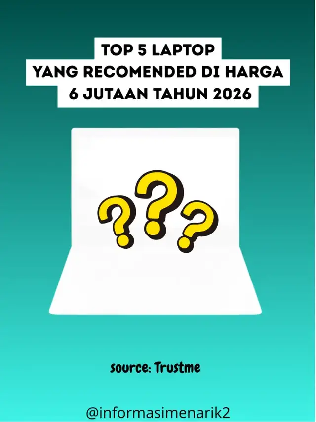 Note: Harga bisa berubah #fyp #beranda #laptop #top5 #recommendations