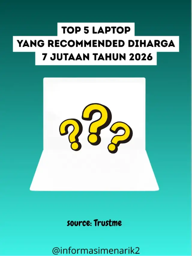 Note: Harga bisa berubah #fyp #beranda #laptop #top5 #rexomendation
