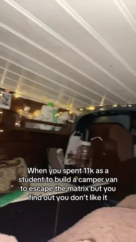Well I guess you learn new things as you go 💀#escapethematrix #genz #campervan 
