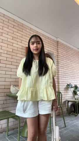 iniii lucuu bgt top nya #fyp #spilloutfit #ruffletop #outfitcheck #OOTD 
