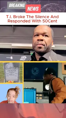 50 Cent is drowning in T.I.'s saliva. #celebrity #foryou #usanews #50cent #ti 
