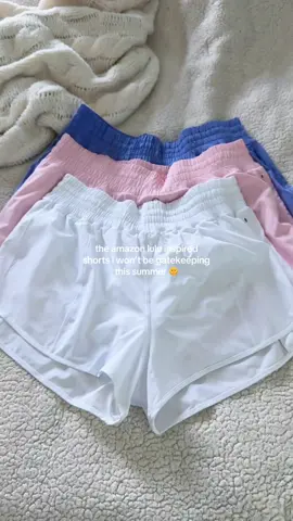 The best shorts and a fraction of the price of Lulu! 🫢💓🙌🏻 #amazonfashion #lululemon #lululemonshorts 