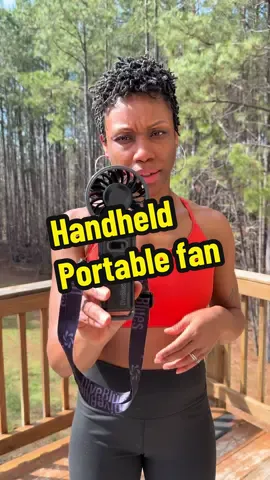 Stop sweating every where you go! This handheld portable fan is perfect for instant cooling where ever you are. #portablefan  #coolingfan #summeressentials #musthavegadgets #staycool 